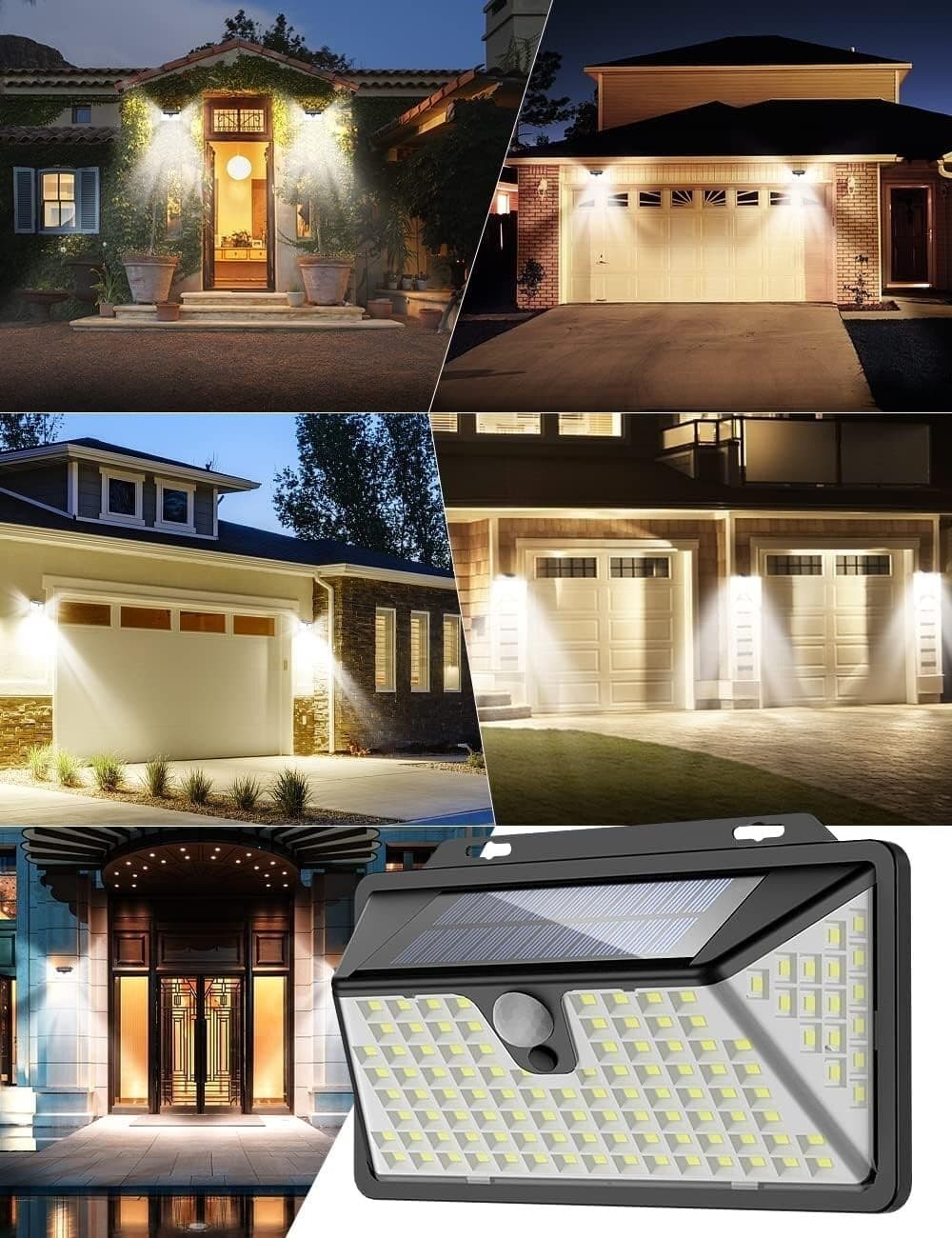 Luci di sicurezza solari 2 Kaulsoue per esterni con sensore di movimento Lampada - 2