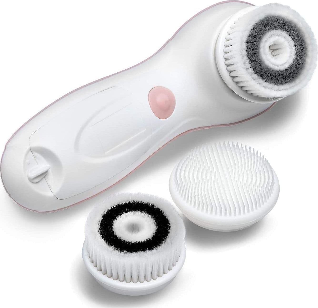 Spazzola Pulizia Viso con 3 Testine Esfoliante, Elettrica e Impermeabile Fancii - 2