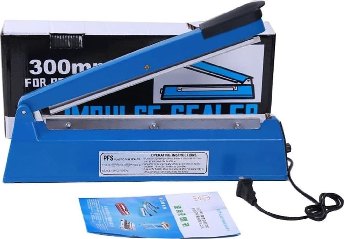 Sigillatrice elettrica a pressione manuale ,termica a impulsi per sigillatura - 4