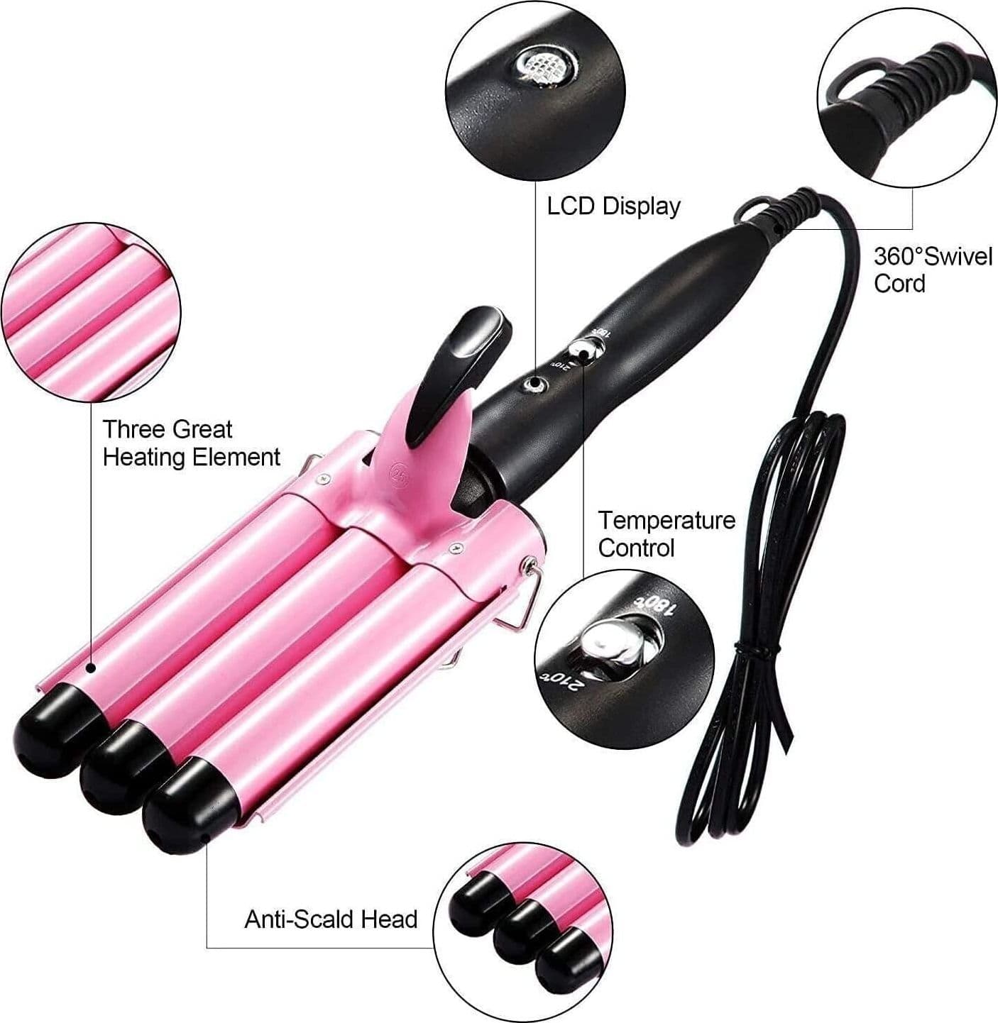 Arricciacapelli - Onda per capelli Waver Curling Tourmaline Arricciacapelli - 2