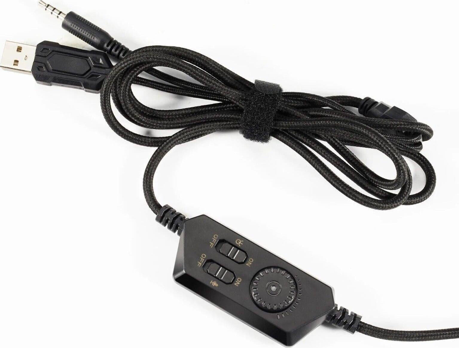 DeyHua RGB Cuffie da gioco per PC PS4 con microfono flessibile HD Cuffie da 3,5 - 4