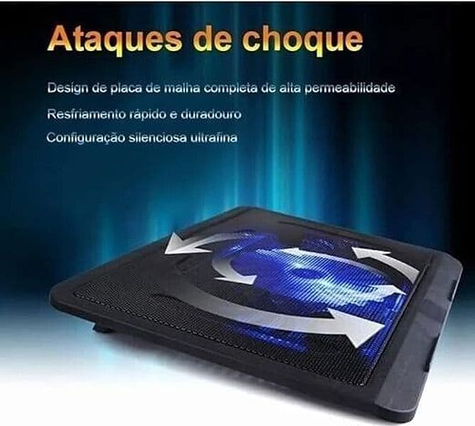 Supporto per LAPTOP Notebook Cooler M19  Design supersottile ventola singola - 3
