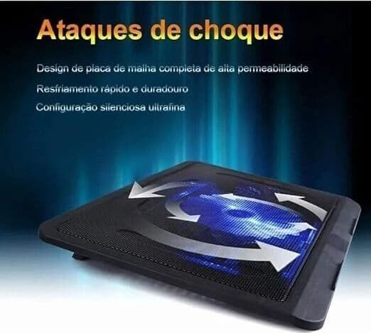 Supporto per LAPTOP Notebook Cooler M19  Design supersottile ventola singola - 3