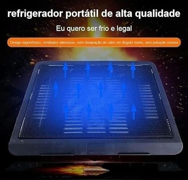 Supporto per LAPTOP Notebook Cooler M19  Design supersottile ventola singola - 5