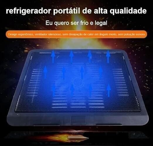 Supporto per LAPTOP Notebook Cooler M19  Design supersottile ventola singola - 5