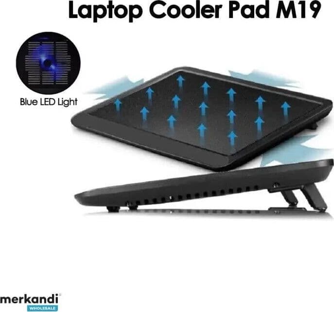 Supporto per LAPTOP Notebook Cooler M19  Design supersottile ventola singola - 7