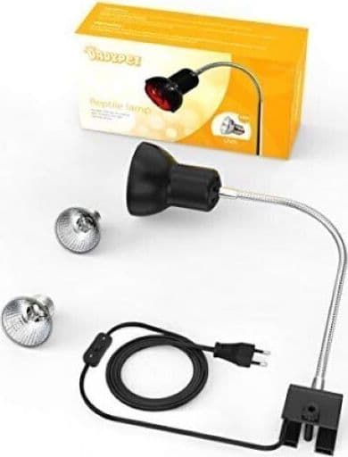 Lampada Riscaldante da 25 W con Supporto Lampada Basking UVA UVB - 3