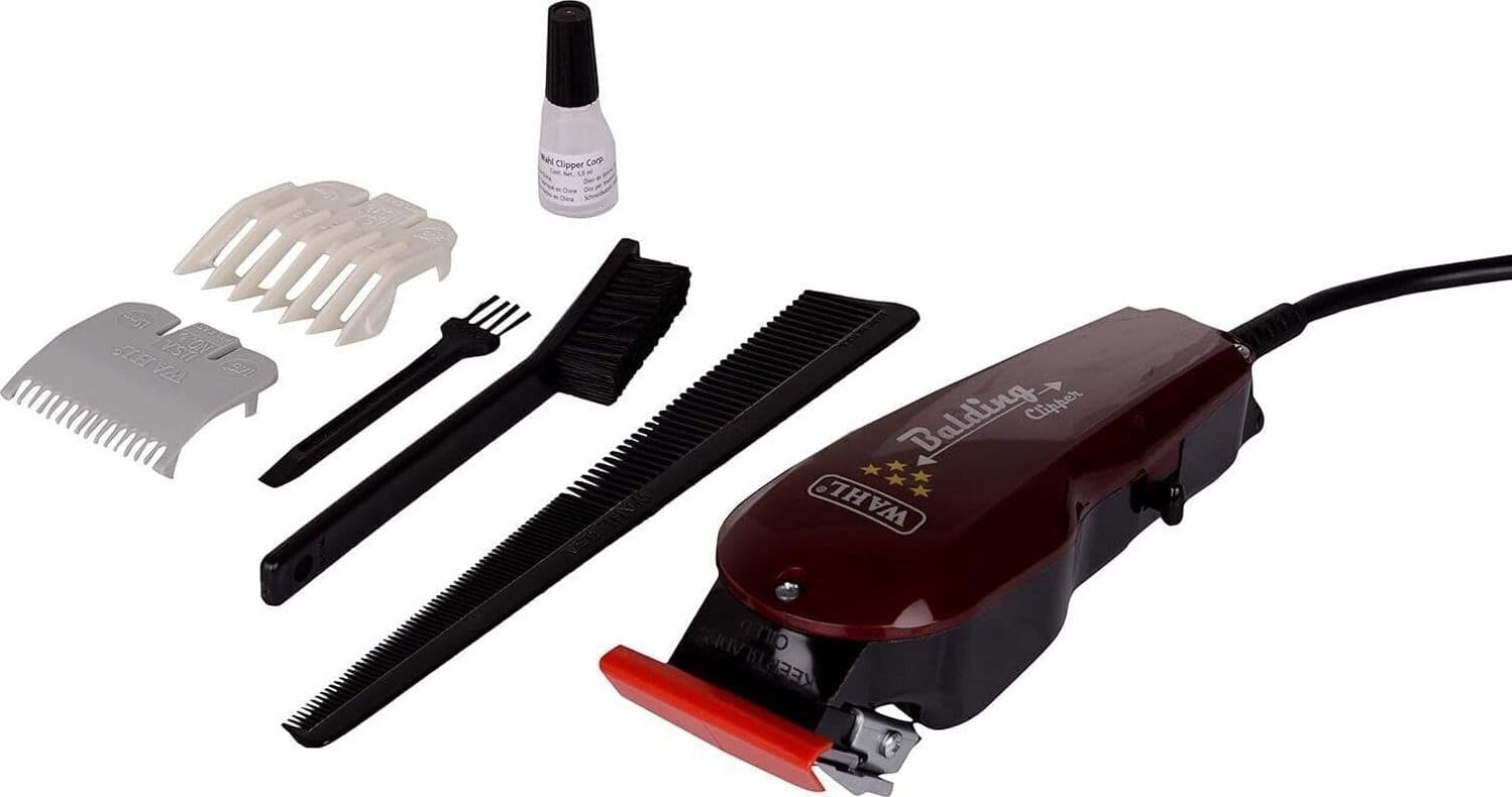 Wahl Balding Clipper - Rasoio elettrico Tagliacapelli a dimensione intera kit - 4