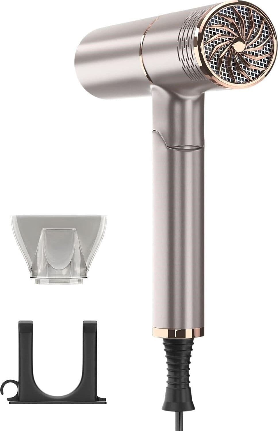 Asciugacapelli Professionale con Ioni, Asciugacapelli da Viaggio, Ionic 1200W - 7