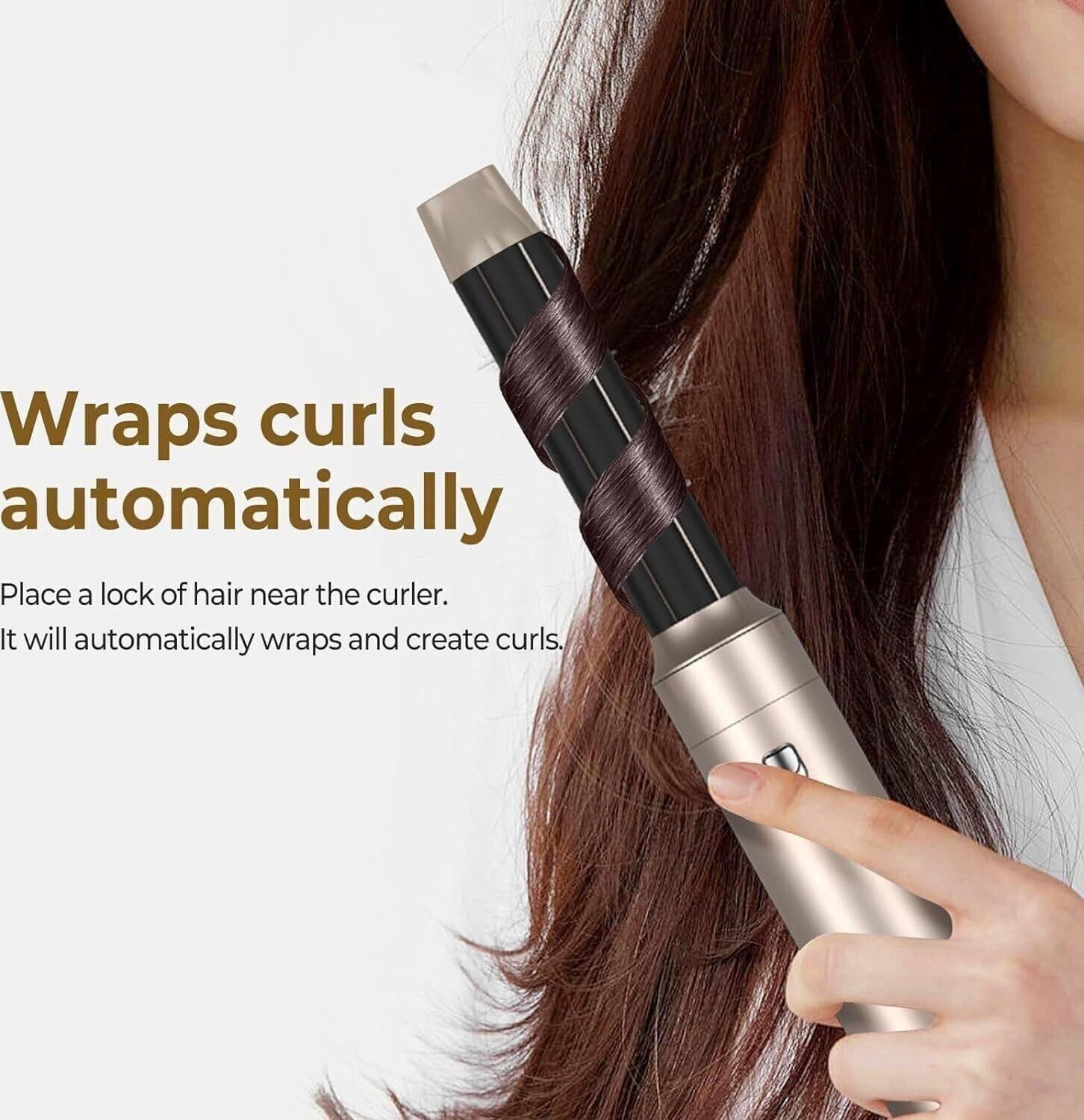 Spazzola Asciugacapelli Air Styler 6 in 1, UKLISS Hair Styler con Ferro - 8