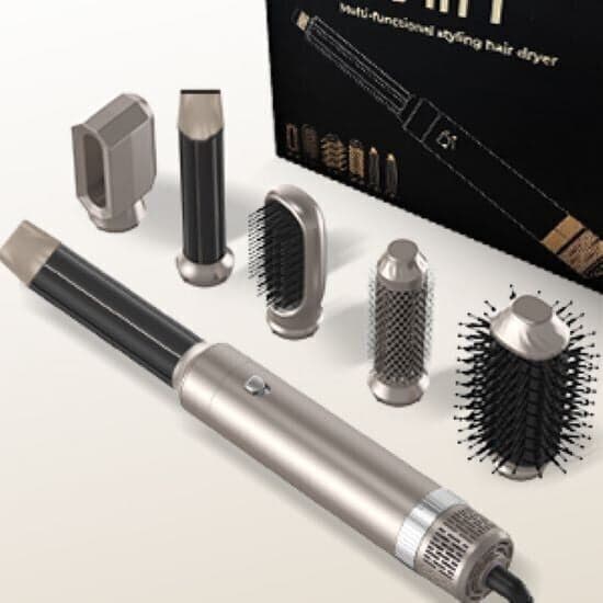 Spazzola Asciugacapelli Air Styler 6 in 1, UKLISS Hair Styler con Ferro - 9