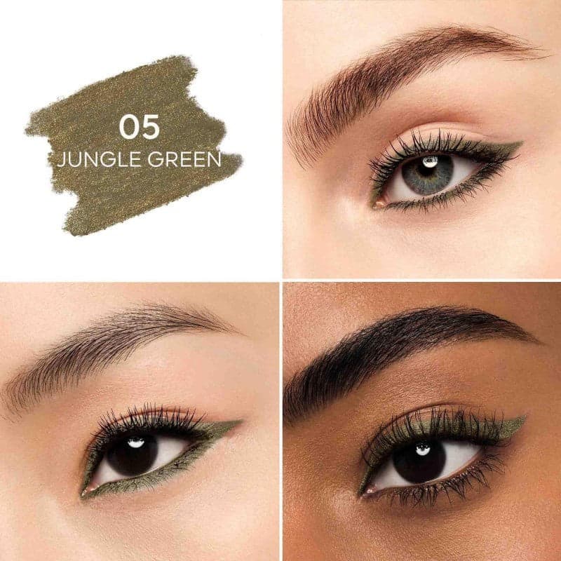 Guerlain Crayon Yeux Eyeliner e matite eyeliner 05 jungle green colore intenso - 4
