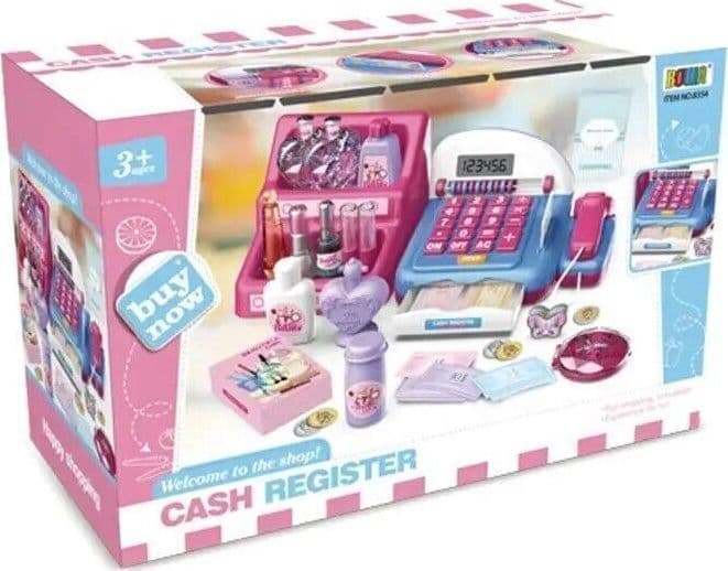 Set da Gioco elettronico con registratore di Cassa Abaco, calcolatrice, Scanner - 2