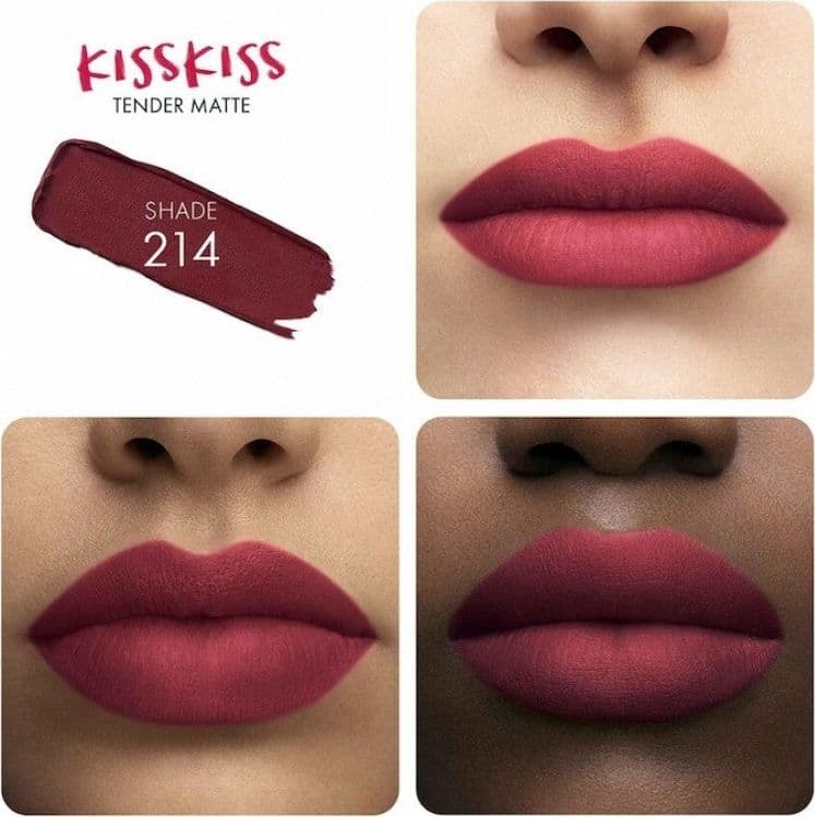 Guerlain Rossetto KissKiss Tender Matte Rossetto - Romantic Nude 214 - 3