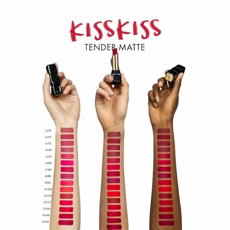 Guerlain Rossetto KissKiss Tender Matte Rossetto - Romantic Nude 214 - 4
