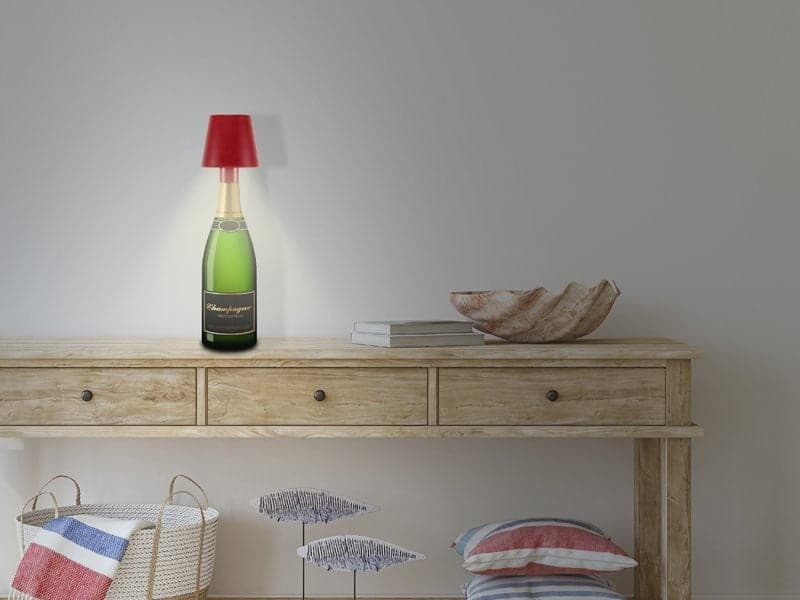 Lampada da Tavolo Senza Fili 2in1 Adattatore per bottiglie incluso Bper - 6