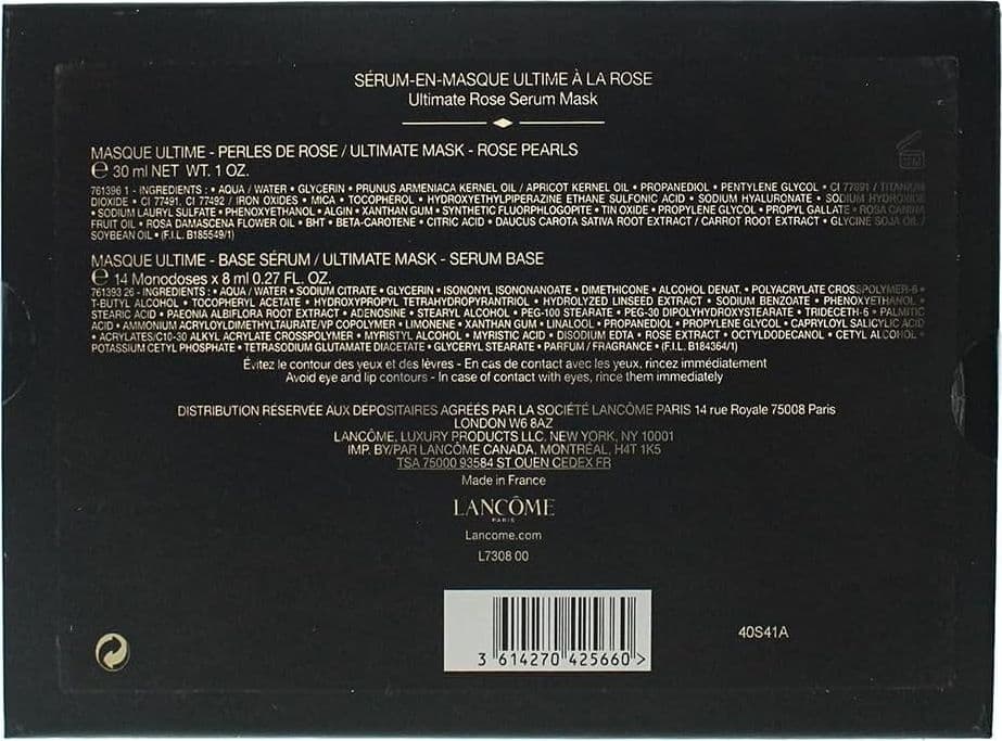 Lancome Absolue L' Extrait Serum en Masque Ultime À La Rose Siero Maschera 30 ML - 3