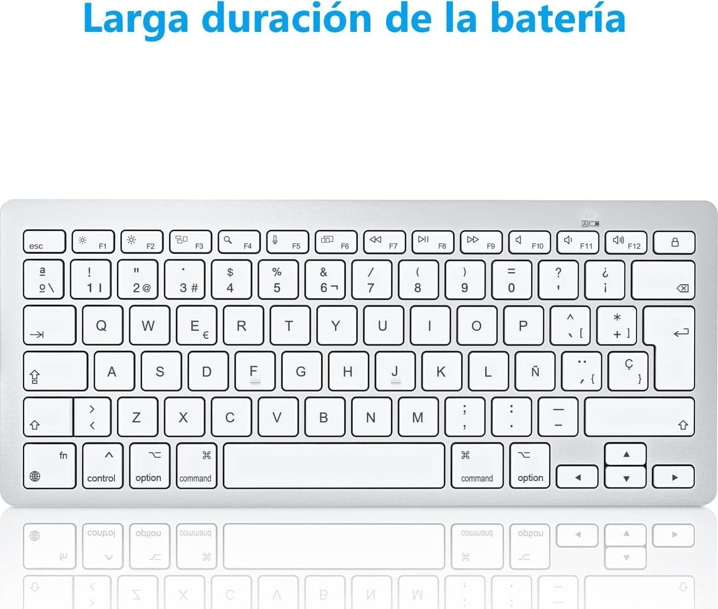 OMOTON Tastiera Bluetooth per Mac OS Tastiera Wireless compatta - 3