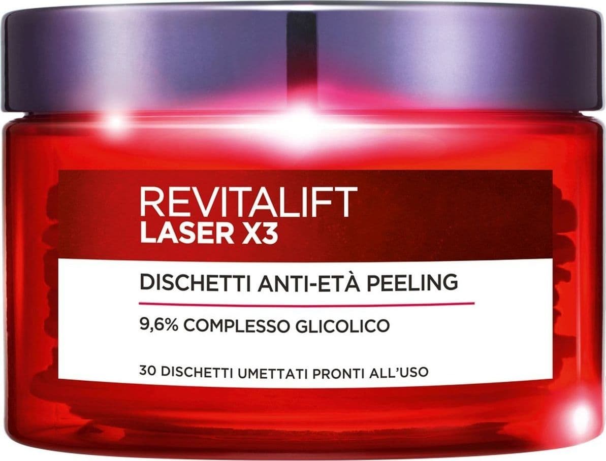 L`Oréal Paris Dischetti Peeling Revitalift Laser X3 Scrub detergente anti-età - 2