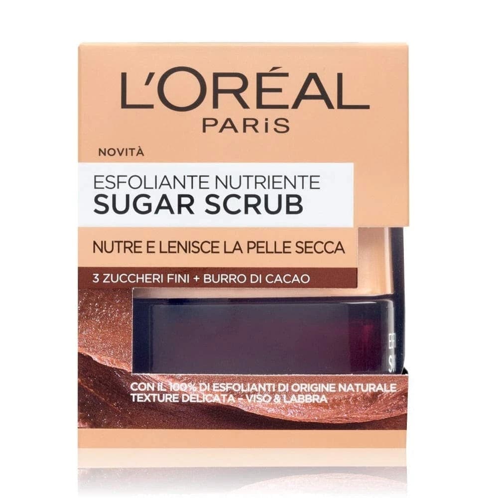 L'Oreal Paris Sugar Scrub Esfoliante Nutriente Viso & Labbra 50 ml