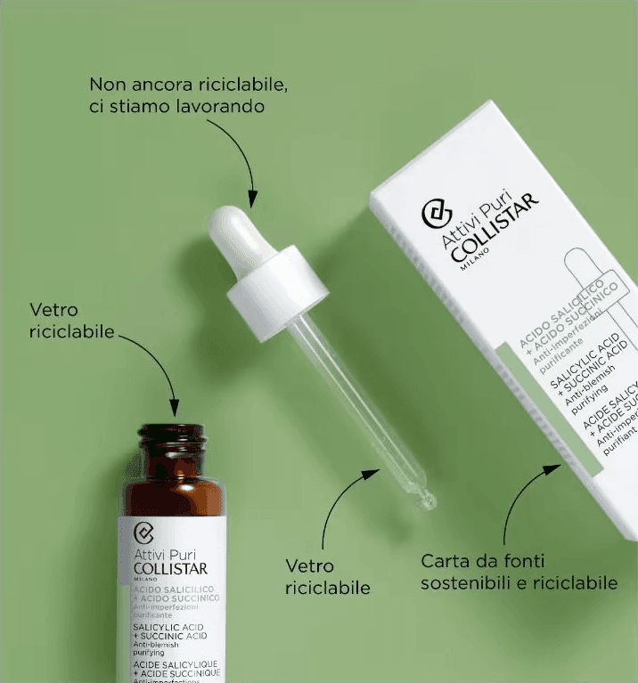 Collistar Attivi Puri Siero Viso Acido Salicilico Con Acido Succinico 30ml - 5