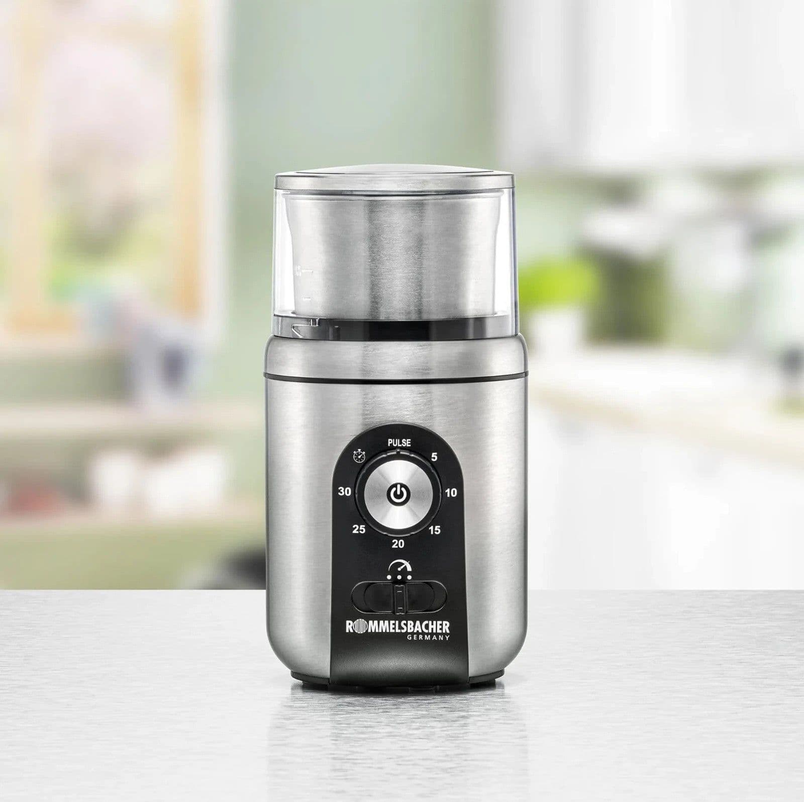 Macina spezie e caffè ROMMELSBACHER EGK 250, 2 contenitori in acciaio inox - 2