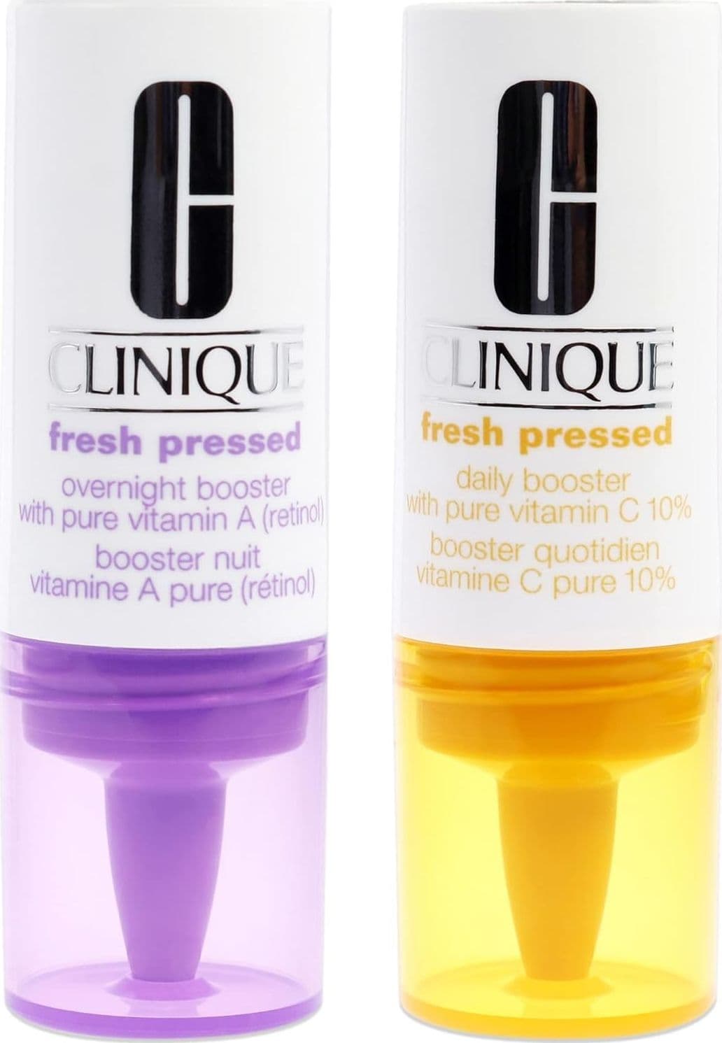 Clinique FRESH PRESSED LOTE 4 pz - clinical daily+ overnight booster 8,5ml + 6ml - 4