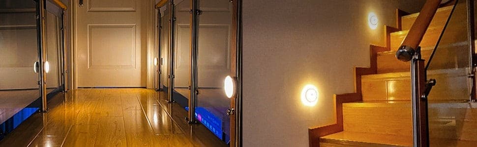 Luce Armadio 12 LED Sensore Movimento Ricaricabile Magnetica Calda Fredda 3Pz - 7