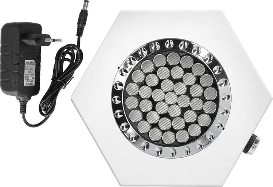 Aspiratore Unghie Professionale 80W Polveri Nail Art Manicure Filtro Bianco - 2
