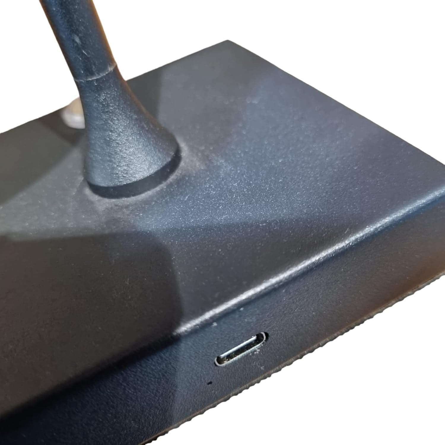 Lampada Tavolo LED Touch Ricaricabile USB 3 Colori Dimmerabile Nera Senza Fili - 3