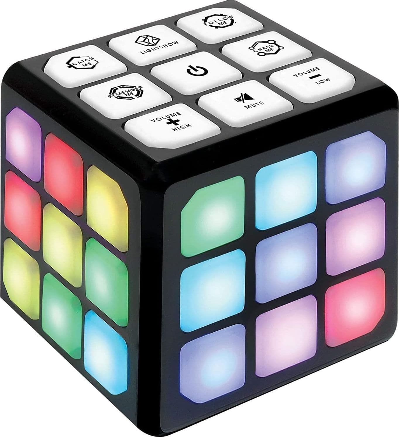 Cubo Magico Elettronico 7in1 Luci Suoni Memoria Logica STEM Bambini Portatile 6+
