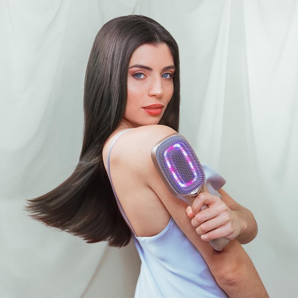 Cecotec Spazzola Riparatrice Haircare Revitalize Champagne Con 5 Tecnologie. - 3