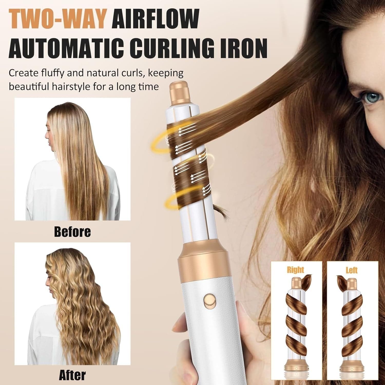 Styler Capelli 7 in 1 Asciugacapelli 110000 RPM Coanda Ricci Lisci Diffusore Air - 3