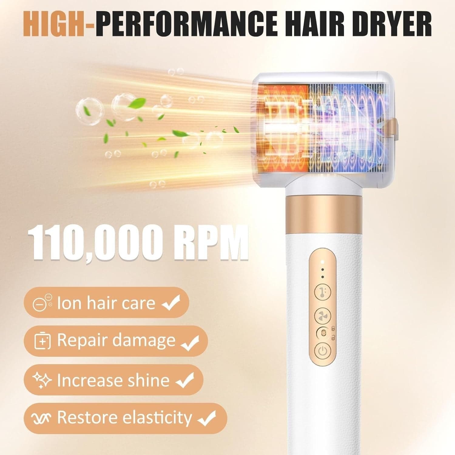 Styler Capelli 7 in 1 Asciugacapelli 110000 RPM Coanda Ricci Lisci Diffusore Air - 4