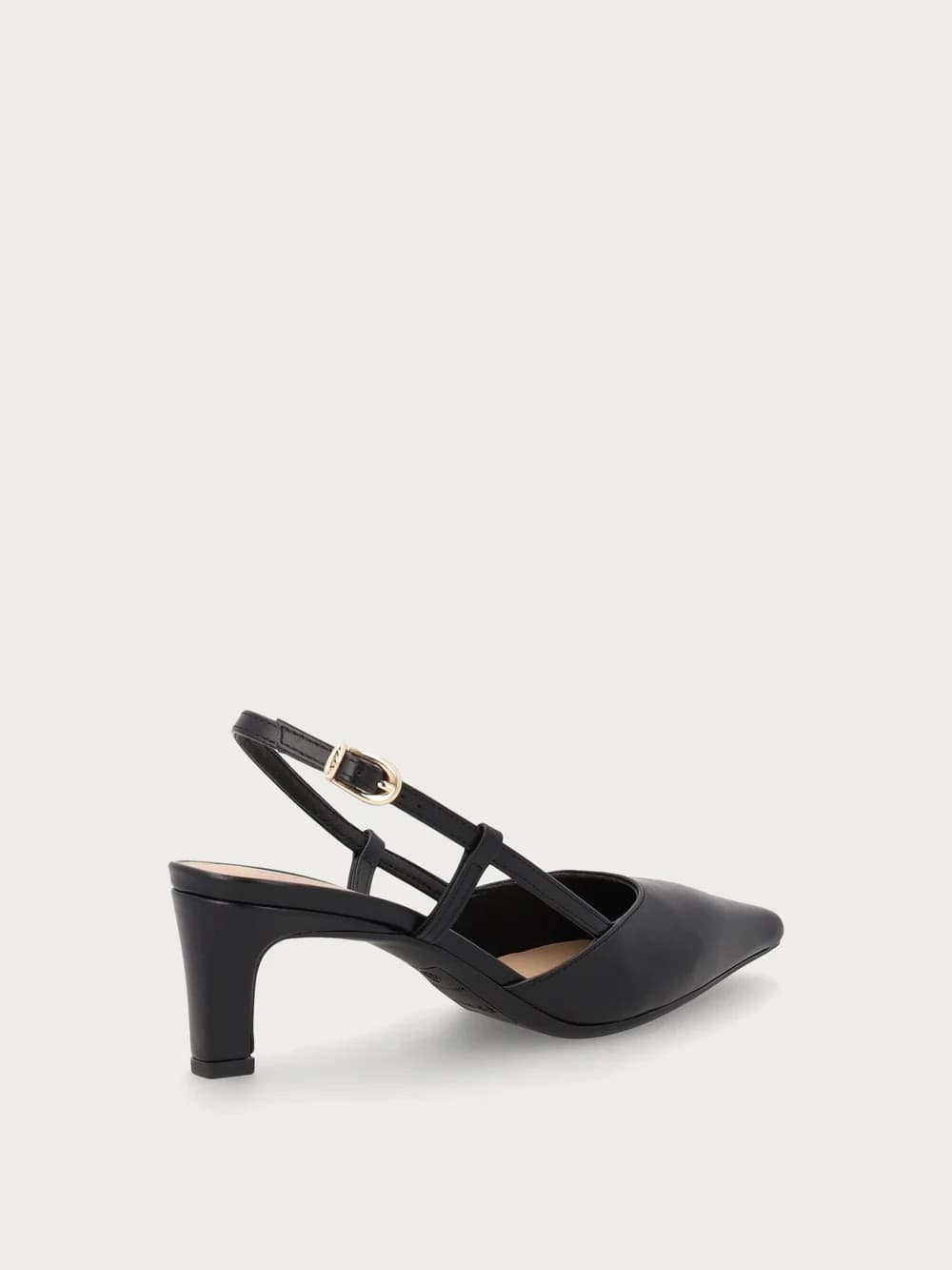 Frau slingback in pelle nero 81M0 - 3
