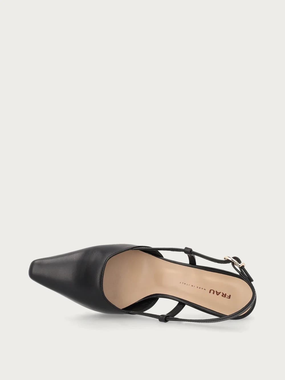 Frau slingback in pelle nero 81M0 - 4