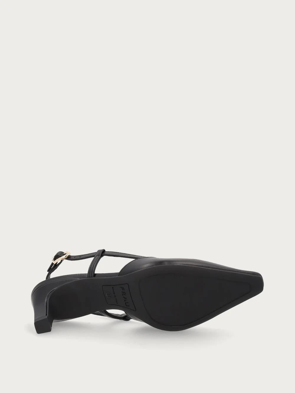 Frau slingback in pelle nero 81M0 - 5