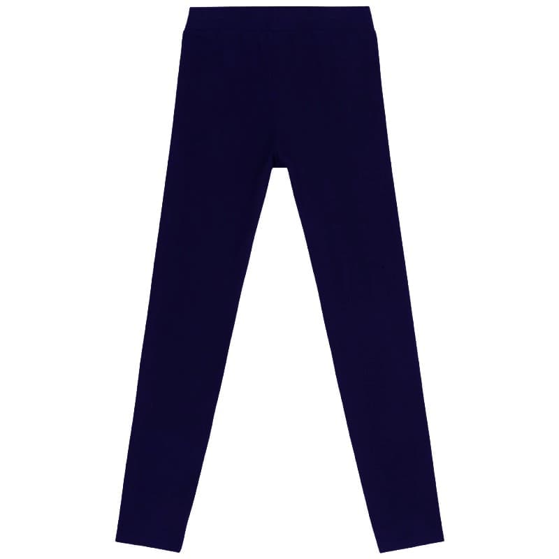 Leggings Donna FILA Casania, Pantaloni Sportivi Elasticizzati, Vita Alta, Black iris - 2