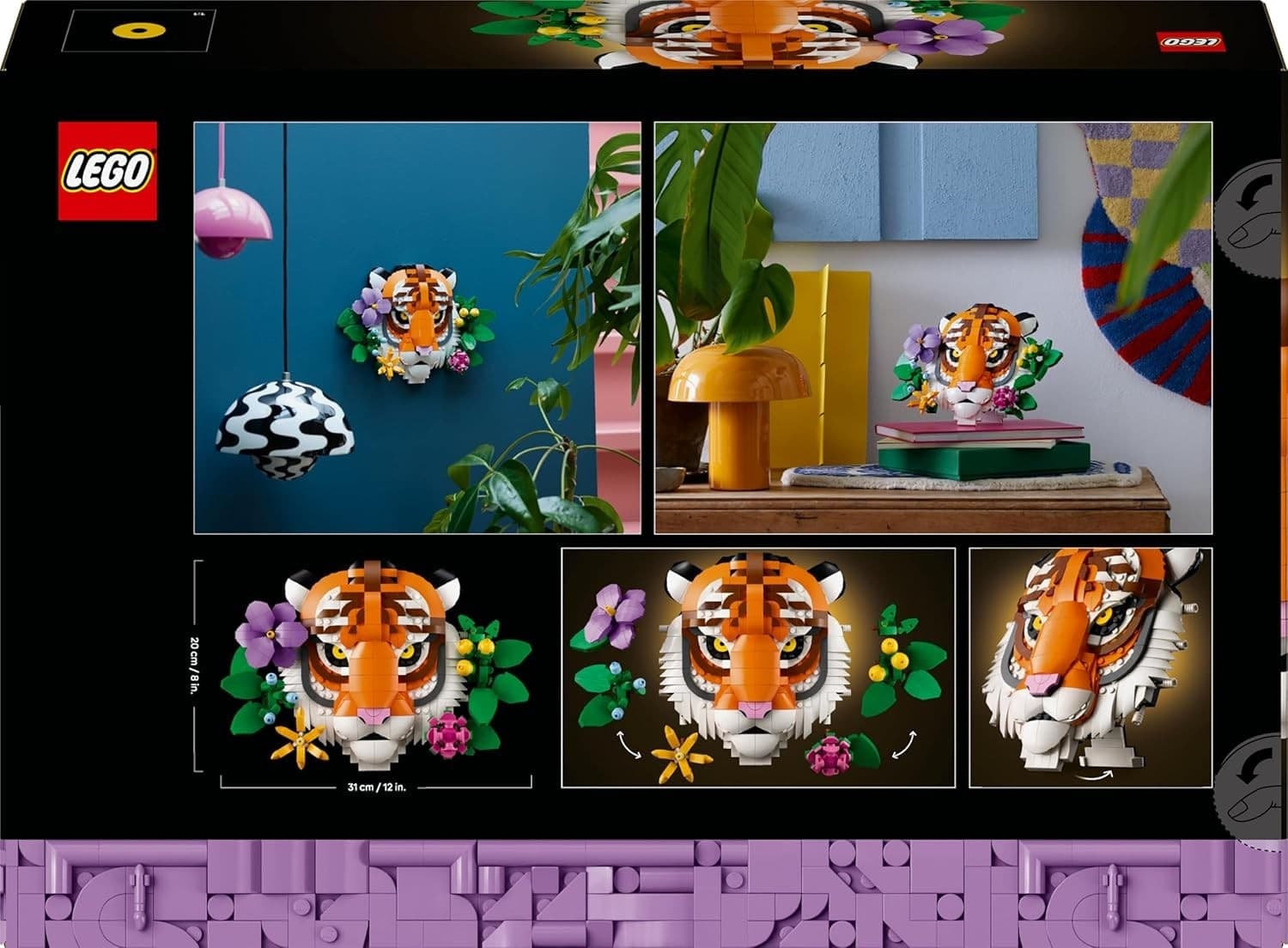 Lego Art - Collezione Animali Tigre 31217 - 5