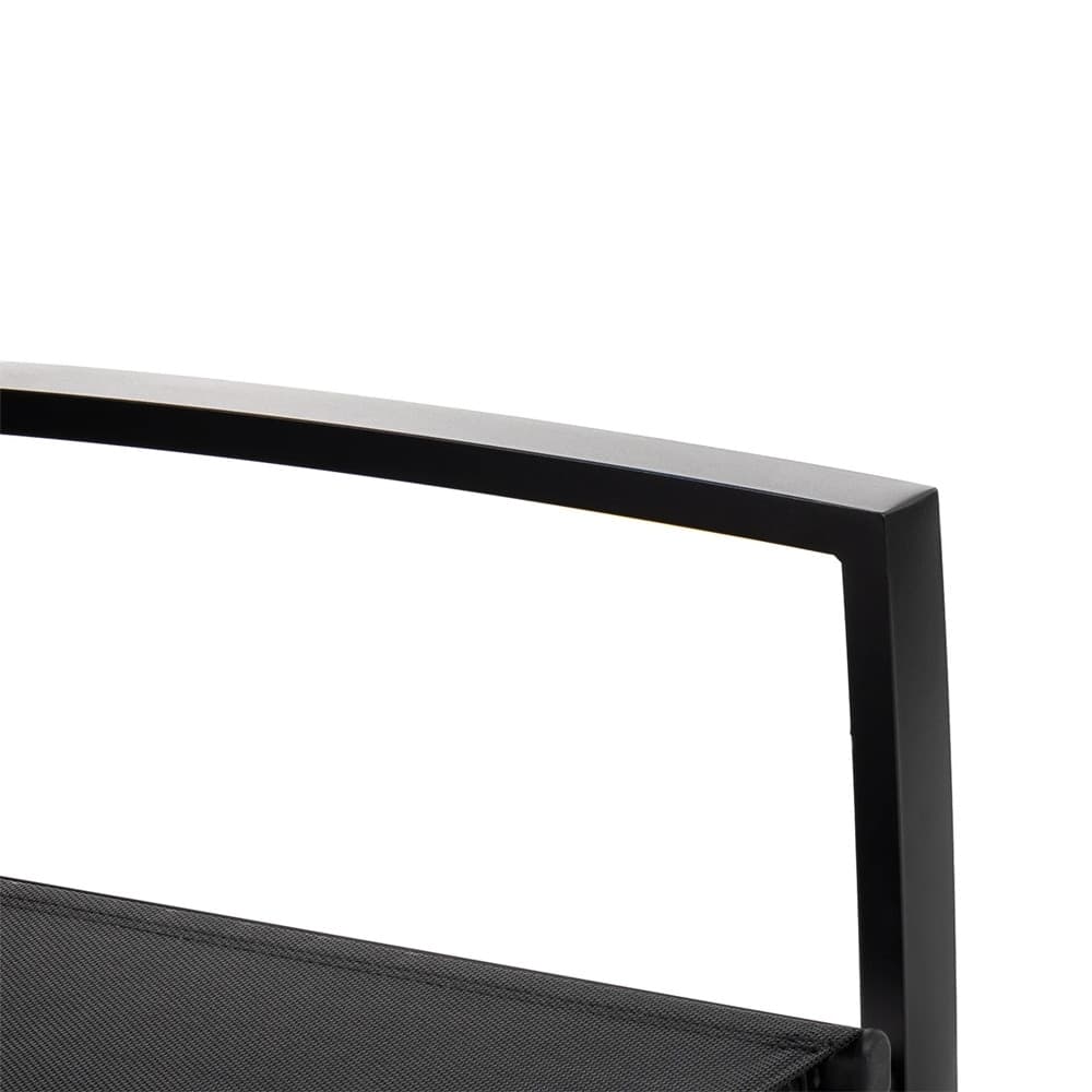 SET SALOTTO DA GIARDINO 4PZ IN METALLO TAVOLINO CON PIANO VETRO TEMPERATO 2 SEDIE PANCHINA - 6