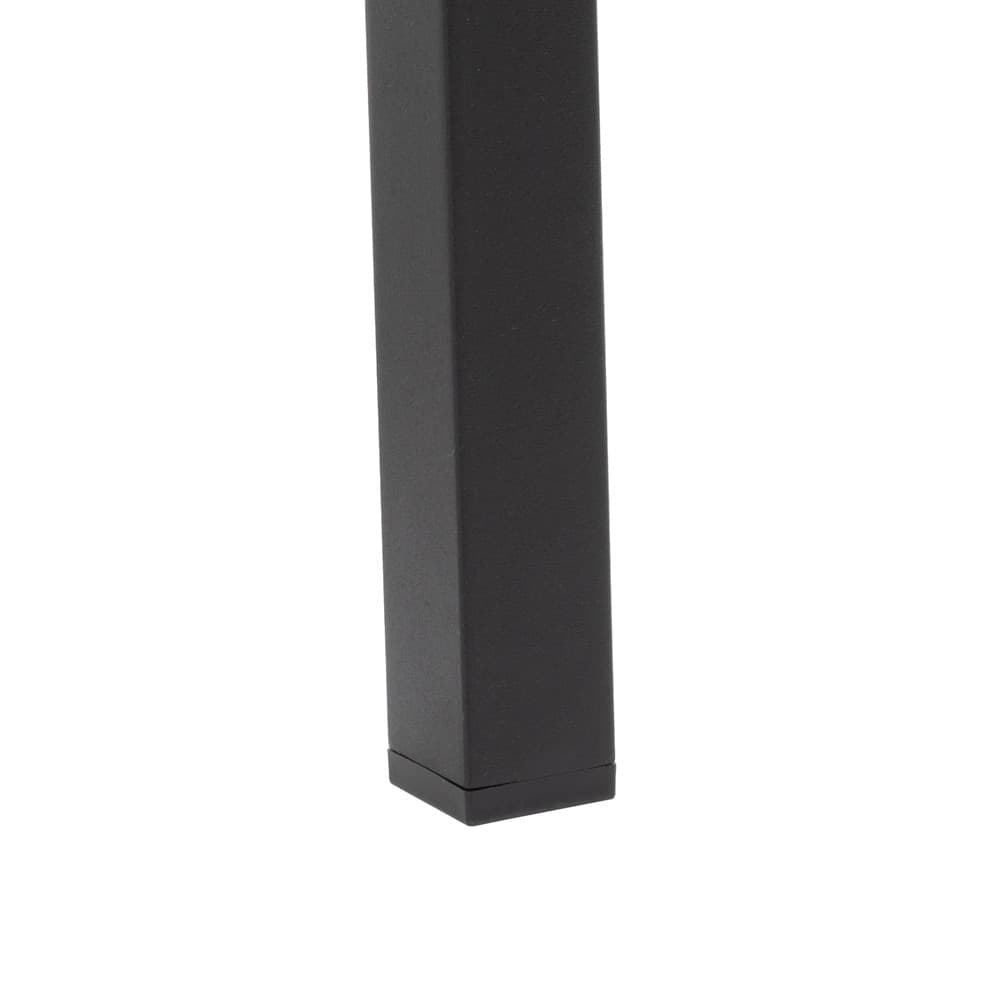 SET SALOTTO DA GIARDINO 4PZ IN METALLO TAVOLINO CON PIANO VETRO TEMPERATO 2 SEDIE PANCHINA - 7