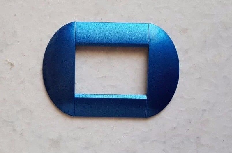 PLACCHE COMPATIBILI LIVING INTERNATIONAL IN ABS COLORATE  PER SCATOLE RETTANGOLARI SERIE GLAMOUR BOMBATA - 5