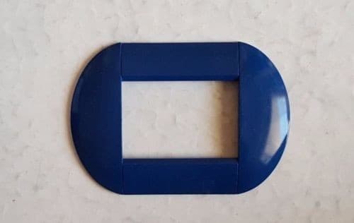 PLACCHE COMPATIBILI LIVING INTERNATIONAL IN ABS COLORATE  PER SCATOLE RETTANGOLARI SERIE GLAMOUR BOMBATA - 6