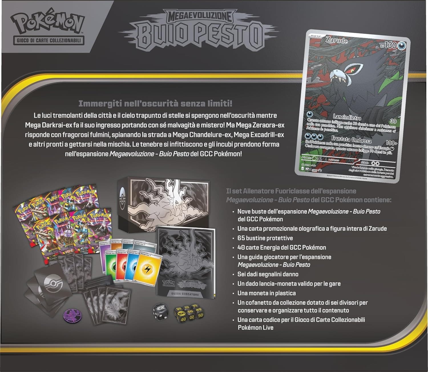 Pokémon - Set Allenatore Fuoriclasse dell’espansione Megaevoluzione - Buio Pesto - 12