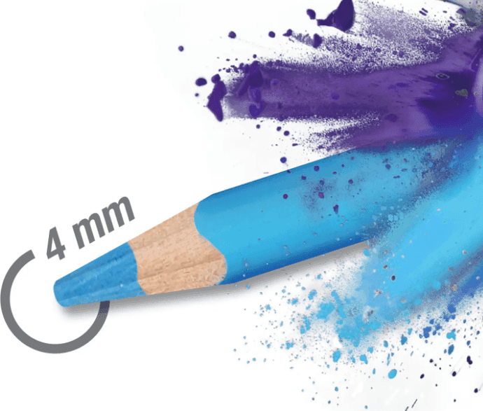 Faber-Castell - Matite Colorate Mina 4.0 Triangolari Ed Ergonomiche Pezzi 24 (116544) - 3