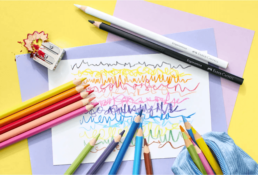 Faber-Castell - Matite Colorate Mina 4.0 Triangolari Ed Ergonomiche Pezzi 24 (116544) - 5