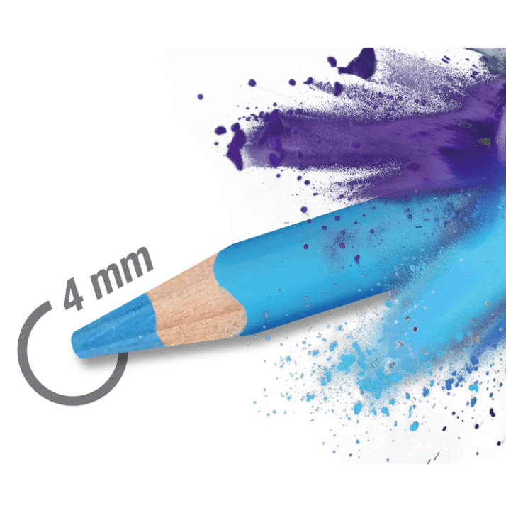 Faber-Castell - Matite Colorate Mina 4.0 Triangolari Ed Ergonomiche Pezzi 18 (116514) - 3