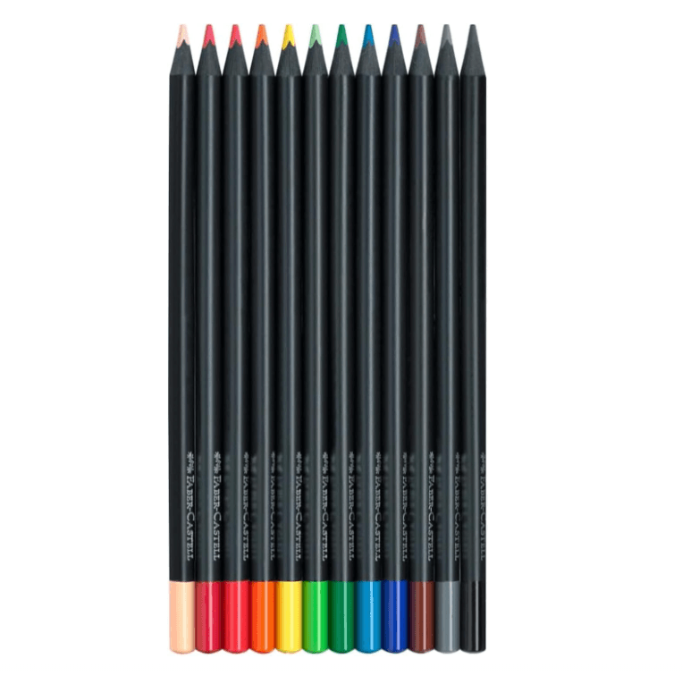 Faber-Castell - Astuccio con 12 matite colorate Black Edition (116412) - 5