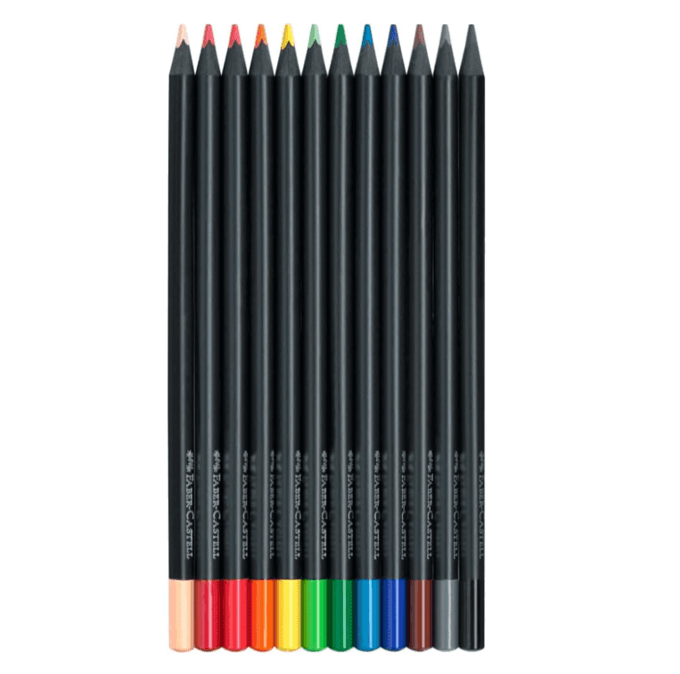 Faber-Castell - Astuccio con 12 matite colorate Black Edition (116412) - 5