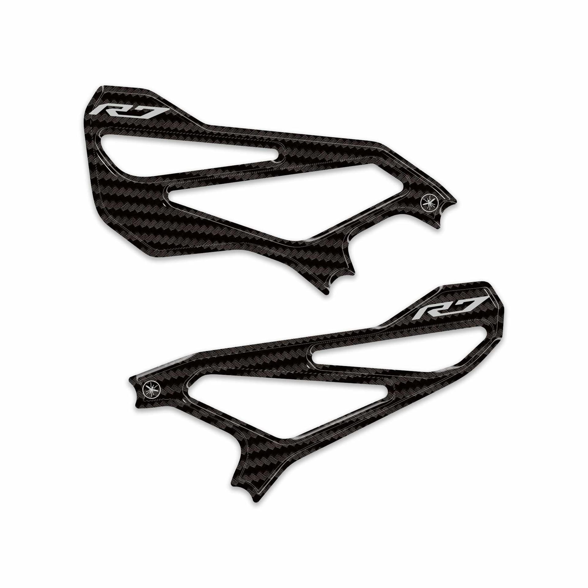 Adesivi 3D Protezioni Battitacco moto compatibile con Yamaha R7 2026 - 2
